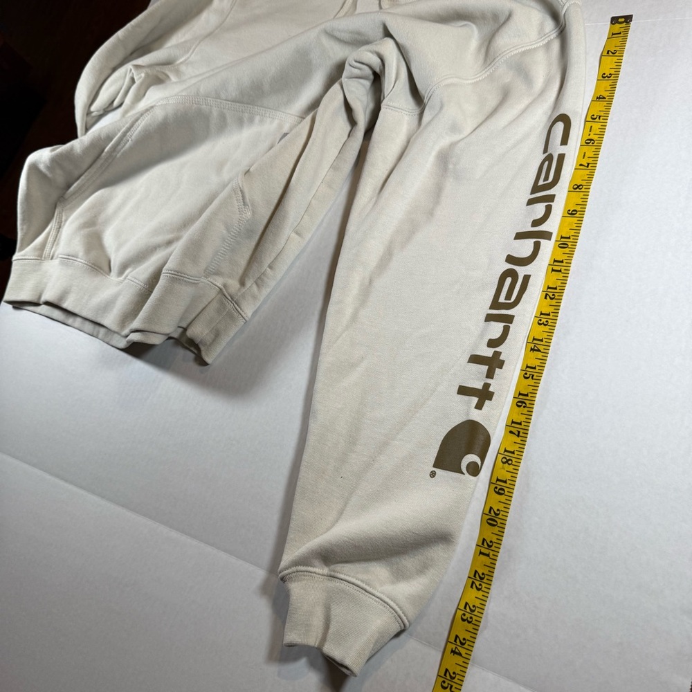 Carhartt Men's Off-White Hoodie - Picture 11 of 16